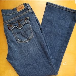 Levi's 516 Bootcut Jeans with Designed PocketsSize 10